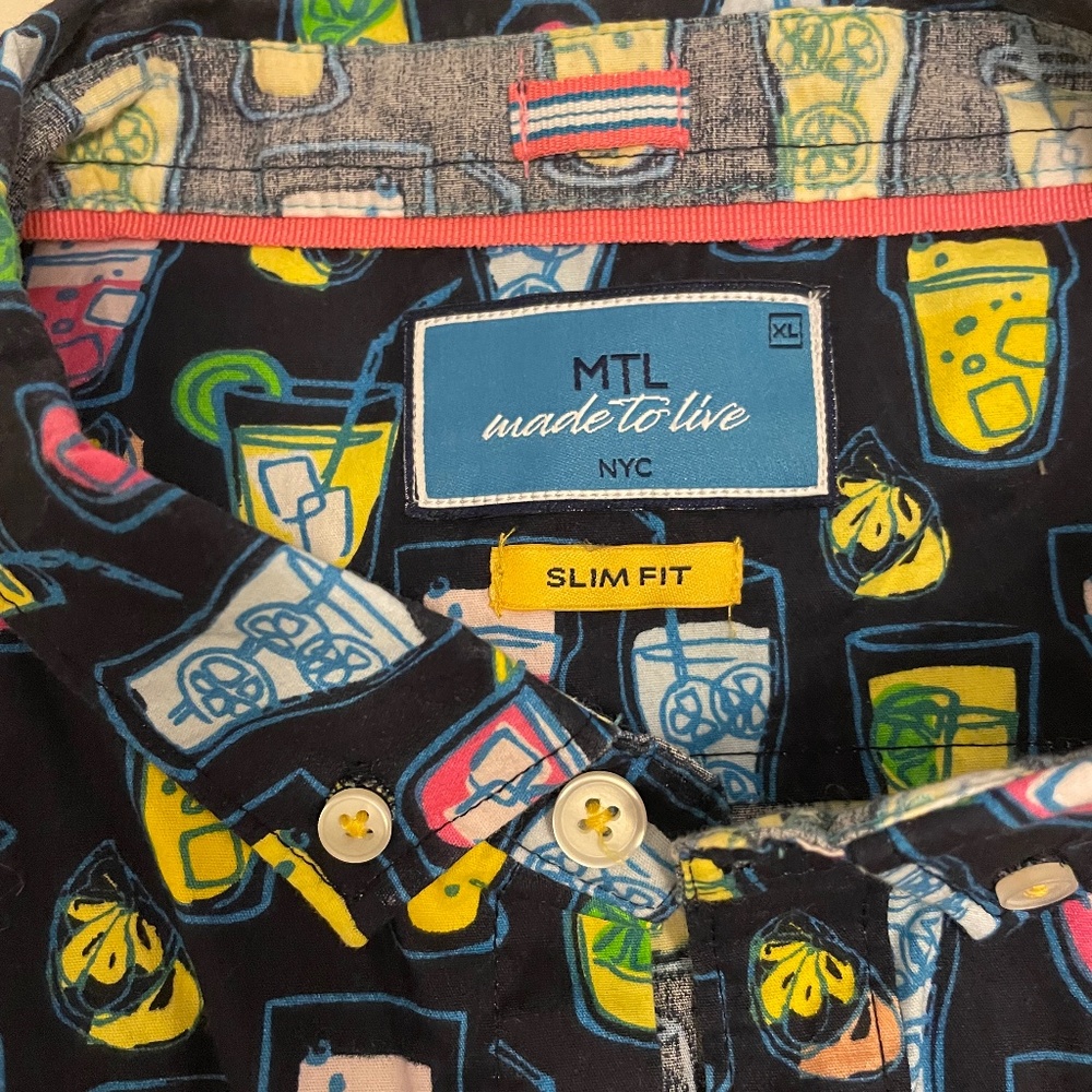 Men’s fun button down shirt